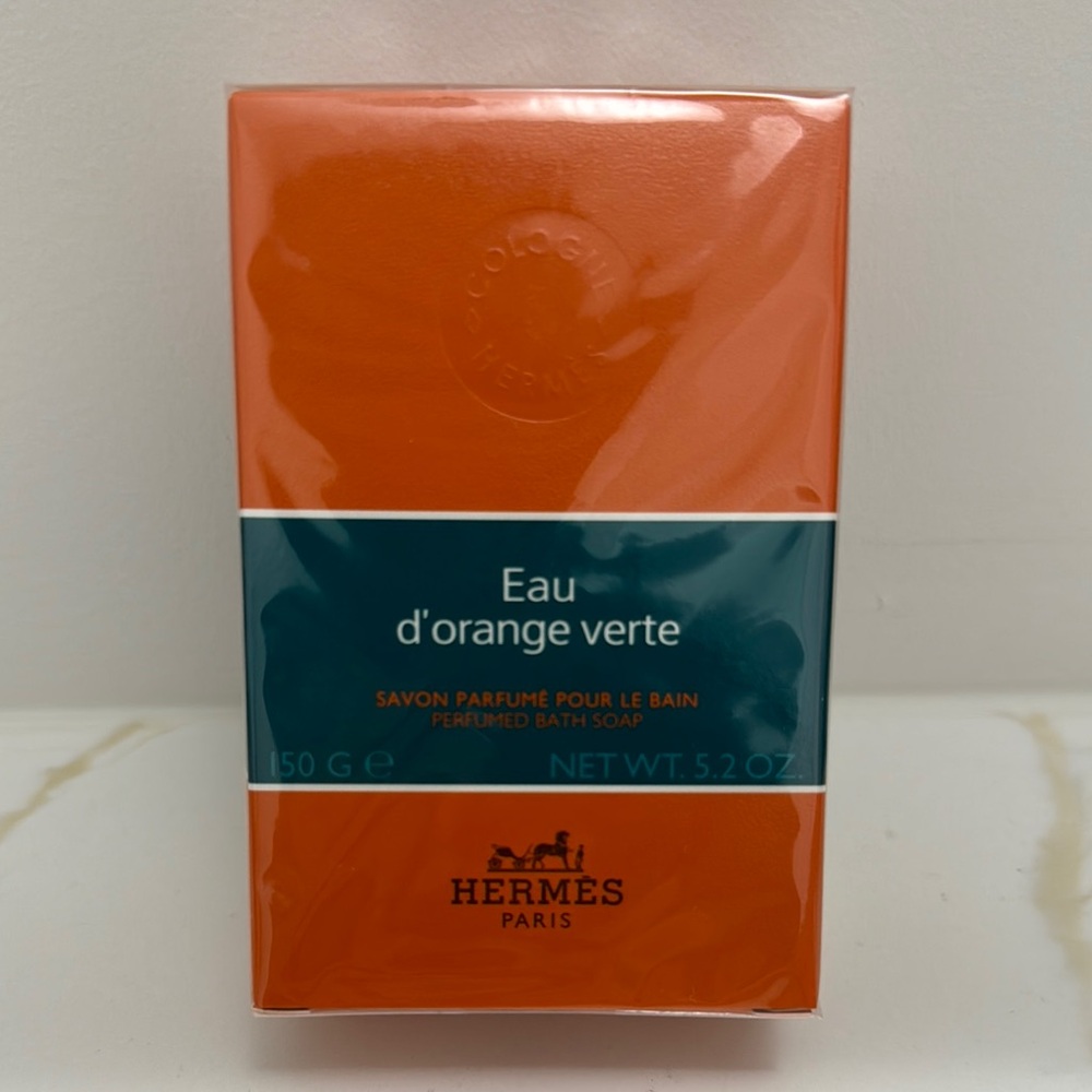 10 Hermès Eau d'Orange Verte Soap Set(Sealed) - Picture 7 of 10